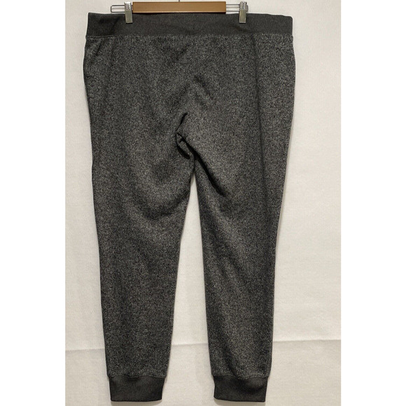 Prince & Fox Men's XXL Soft Gray Black White Speck Knit Jogger Sweatpants Comfy - Picture 4 of 9